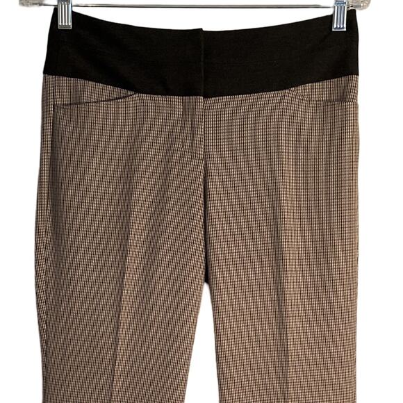 Express Pants Womens Size 0  Brown Mid Rise Hook and Eye Zip Straight Leg - Picture 3 of 11